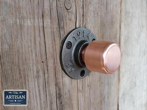Copper Pipe Knob Handles - Miss Artisan