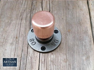 Copper Pipe Knob Handles - Miss Artisan