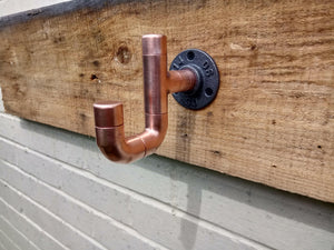 Copper Pipe J Hook - Miss Artisan