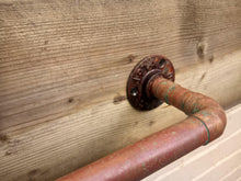 Load image into Gallery viewer, Rusty Old Copper Towel Rail - Miss Artisan