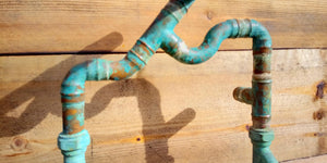 One Off - Copper Pipe Mixer Faucet Tap - Miss Artisan