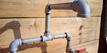Load image into Gallery viewer, Galvanized Pipe Mixer Faucet Taps - Lever Handles - Miss Artisan