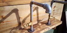 Load image into Gallery viewer, Pair Of Galvanized Faucet Taps - Stopcock Handles - Miss Artisan