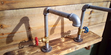 Charger l&#39;image dans la galerie, Pair Of Galvanized Faucet Taps - Round Handle - Miss Artisan