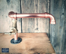 Charger l&#39;image dans la galerie, Copper Pipe Multi Swivel Tap Faucet - Wall Or Deck Mounted