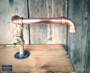 Copper Pipe Multi Swivel Tap Faucet - Wall Or Deck Mounted