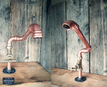 Charger l&#39;image dans la galerie, Copper Pipe Multi Swivel Tap Faucet - Wall Or Deck Mounted