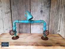 Load image into Gallery viewer, Outdoor / Indoor Verdigris Copper Pipe Mixer Faucet Tap - Miss Artisan