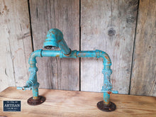 Load image into Gallery viewer, Outdoor / Indoor Verdigris Copper Pipe Mixer Faucet Tap - Miss Artisan