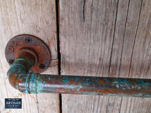 Laden Sie das Bild in den Galerie-Viewer, Outdoor / Indoor Verdigris Copper Towel Rails - Miss Artisan