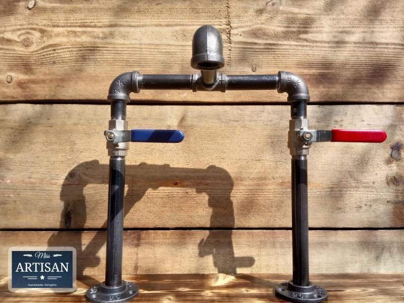 Cast Iron And Steel Rusty Pipe Mixer Taps – Miss Artisan Ltd