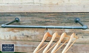 Cast Iron / Steel Clothes Rail - Wall Mounted - Miss Artisan