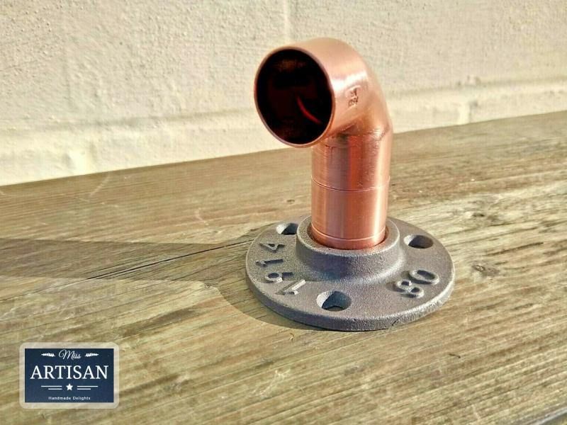 22mm Copper Pipe Elbow Flange - Miss Artisan