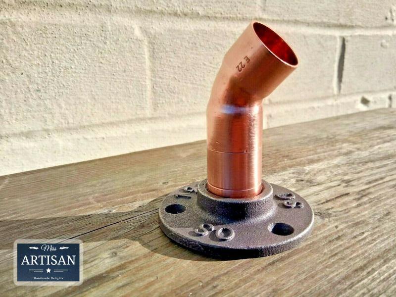 22mm Copper Pipe 45 Degree Flange - Miss Artisan