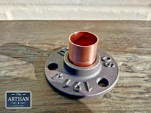 Load image into Gallery viewer, 22mm Copper Iron Floor / Wall Flange Pipe Mount - Miss Artisan