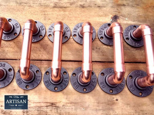 Copper Pipe Handles - Miss Artisan