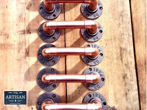 Copper Pipe Handles - Miss Artisan