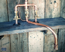 Charger l&#39;image dans la galerie, Copper Bath Filler Faucet With Hand Sprayer