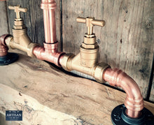 Load image into Gallery viewer, Copper Pipe Swivel Mixer Faucet Taps Brass