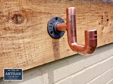 Load image into Gallery viewer, Copper Pipe J Hook - Miss Artisan