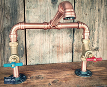 Charger l&#39;image dans la galerie, Copper Pipe Mixer Swivel Faucet Taps