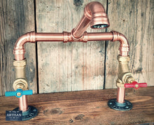 Load image into Gallery viewer, Copper Pipe Mixer Swivel Faucet Taps