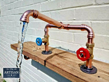 Charger l&#39;image dans la galerie, Copper Pipe Mixer Swivel Faucet Taps - Miss Artisan