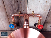 Load image into Gallery viewer, Wall Mounted Copper Pipe Mixer Faucet Taps - Miss Artisan