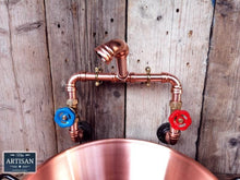 Charger l&#39;image dans la galerie, Wall Mounted Copper Pipe Mixer Faucet Taps - Miss Artisan