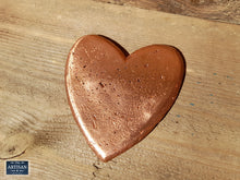 Load image into Gallery viewer, Hand Cast Heavy Pure Copper Hearts