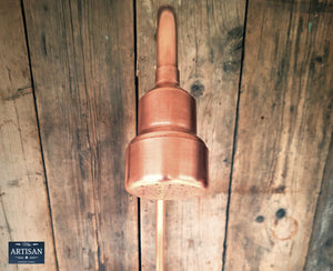 Copper Hosepipe Rainfall Shower With Pure Copper Shower Head