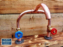 Charger l&#39;image dans la galerie, Copper Pipe Mixer Swivel Faucet Taps - Miss Artisan