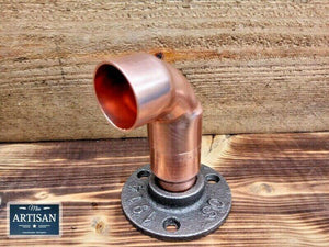 28mm Copper Pipe Elbow Flange - Miss Artisan