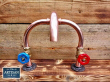 Charger l&#39;image dans la galerie, Copper Pipe Mixer Swivel Faucet Taps - Miss Artisan