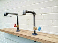 Load image into Gallery viewer, Pair Of Old Cast Iron Faucet Taps - Miss Artisan