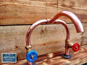 Copper Pipe Mixer Swivel Faucet Taps - Miss Artisan