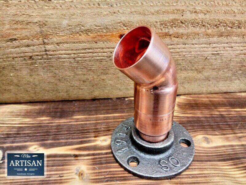 28mm Copper Pipe 45 Degree Flange - Miss Artisan