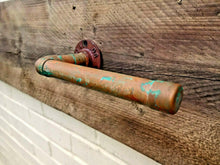 Laden Sie das Bild in den Galerie-Viewer, Rusty Old Copper Pipe Toilet Roll Holder - Miss Artisan
