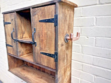 Load image into Gallery viewer, Large Rustic Kitchen Bathroom Wall Cabinet - Miss Artisan