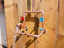 Load image into Gallery viewer, Copper Rainfall Shower With Faucet Tap - Miss Artisan