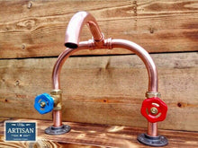 Charger l&#39;image dans la galerie, Copper Pipe Mixer Swivel Faucet Taps - Miss Artisan