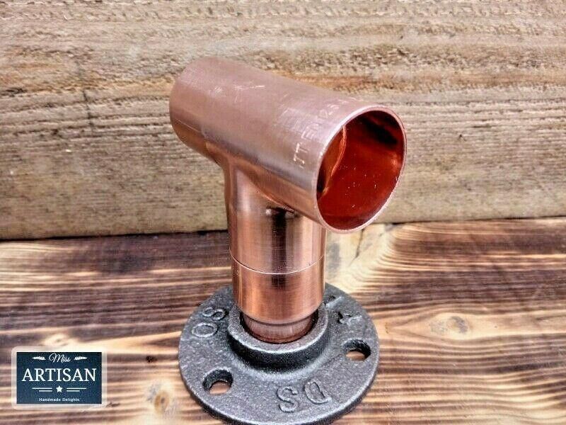 28mm Copper Pipe Tee Flange - Miss Artisan