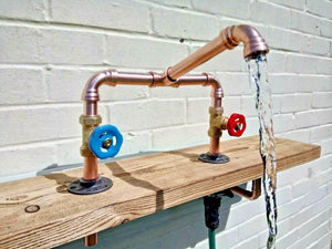 Copper Pipe Mixer Swivel Faucet Taps - Miss Artisan