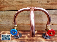 Charger l&#39;image dans la galerie, Copper Pipe Mixer Swivel Faucet Taps - Miss Artisan