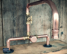 Load image into Gallery viewer, Thermostatic Copper Swivel Mixer Tap Faucet