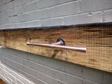 Load image into Gallery viewer, Double Copper Pipe Toilet Roll Holder - Miss Artisan