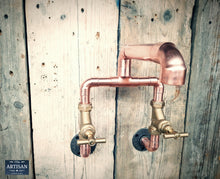 Load image into Gallery viewer, Copper Pipe Mixer Faucet Taps - Fixed Spout