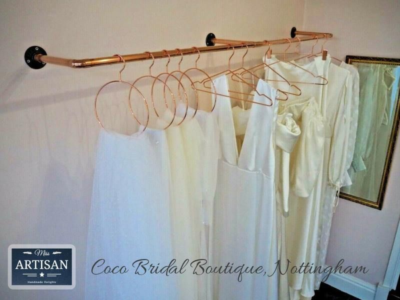 Copper Clothes Rails Copper Pipe Clothes Rail - Wall Mounted – Miss Artisan Ltd